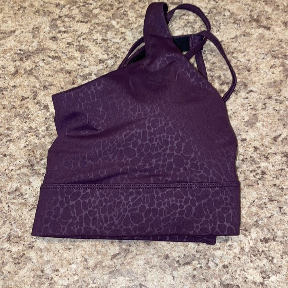 Zyia Plum River Stone Light N Tight Strappy Bra